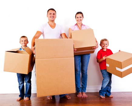 Moving truck service supporting a residential move in Blackfriars