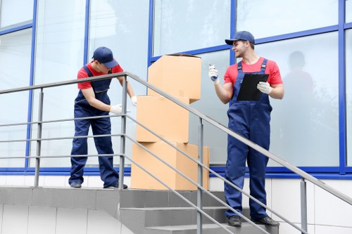 Removal team planning a flat move in Blackfriars with local access considerations