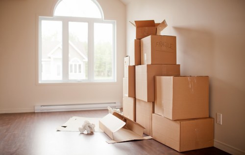 Furniture dismantling and setup for an office move in Blackfriars