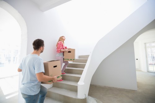 Booking confirmation and service details for a moving job