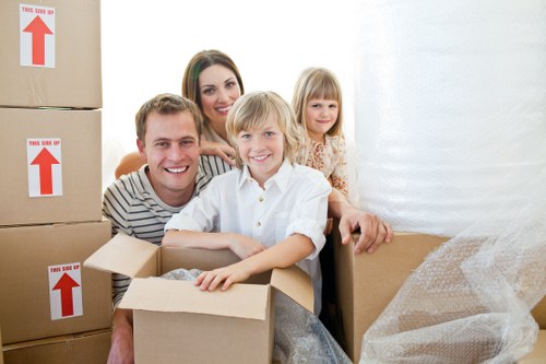 Loading furniture into a van for a Blackfriars move