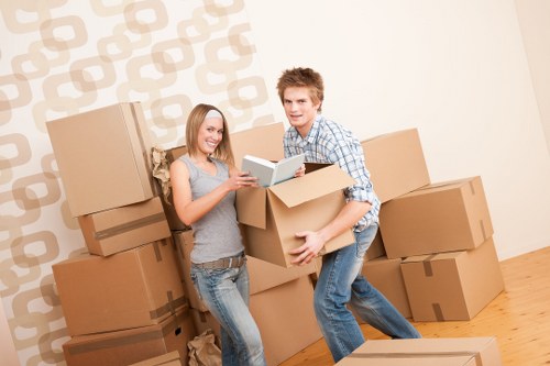 Careful furniture handling during a Blackfriars house move